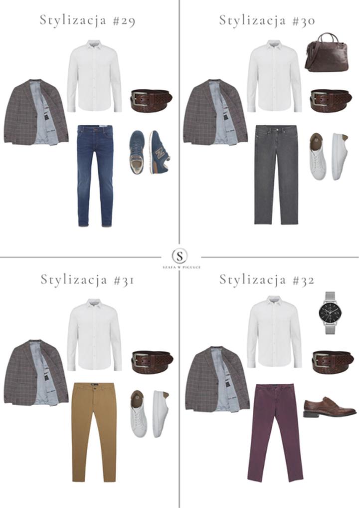 Męska szafa kapsułowa